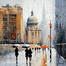 City Canvas Wall Art