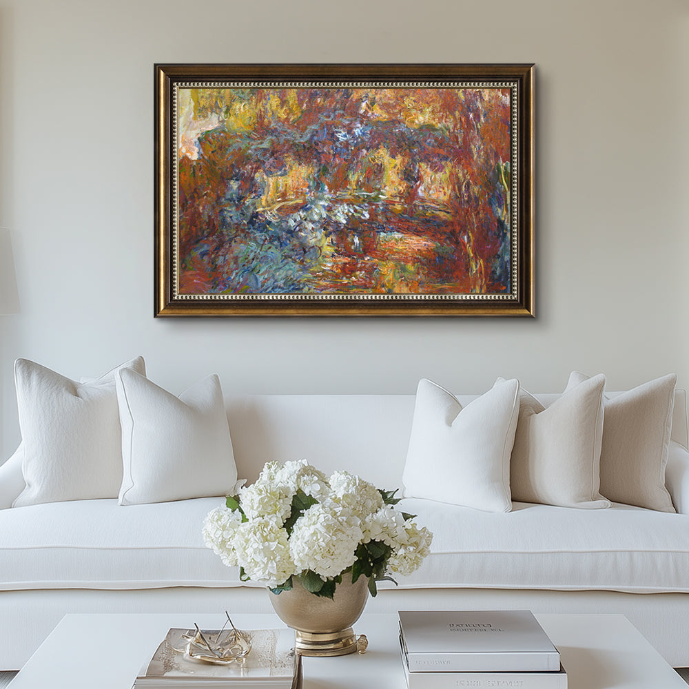 The Japanese Bridge By Claude Monet