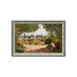 Adolphe Monet Reading In The Garden By Claude Monet