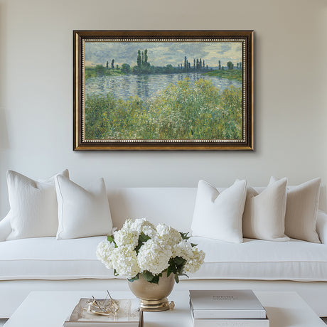 The Banks of the Seine by Claude Monet