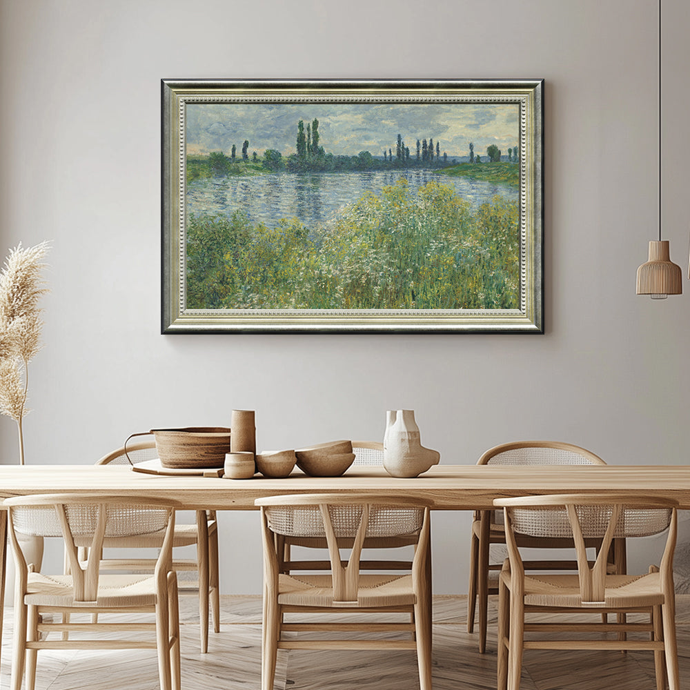 The Banks of the Seine by Claude Monet