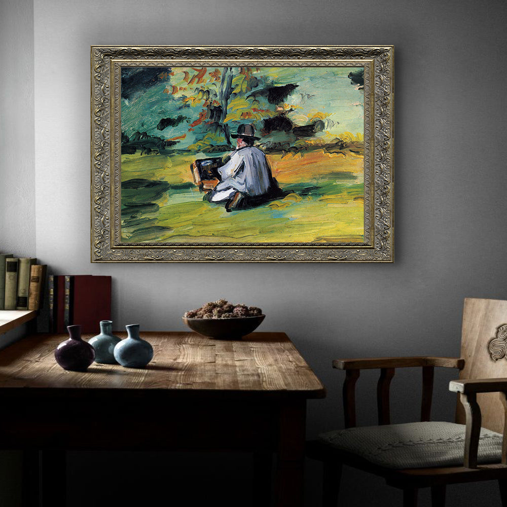 "A Painter at Work" By Paul Cézanne