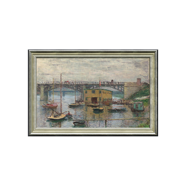 The Argenteuil Bridge by Claude Monet