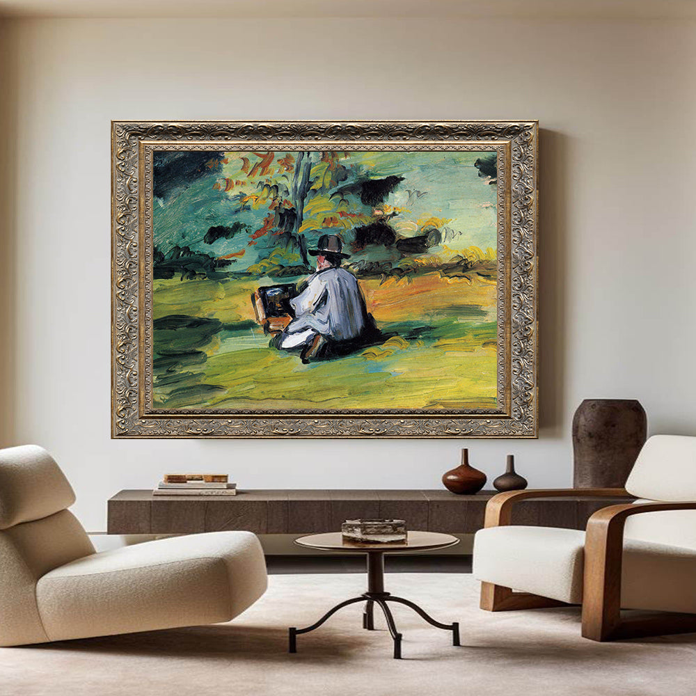"A Painter at Work" By Paul Cézanne