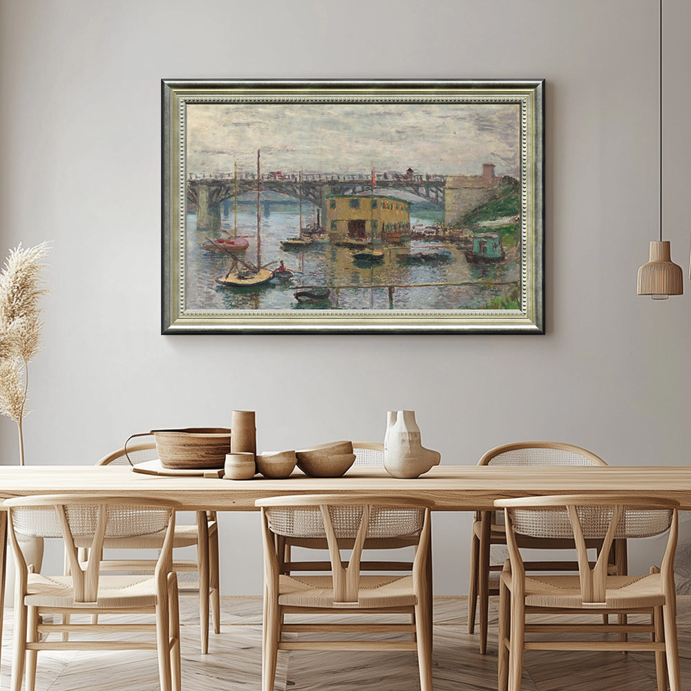 The Argenteuil Bridge by Claude Monet