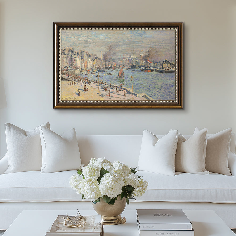 Le Havre, The Port By Claude Monet