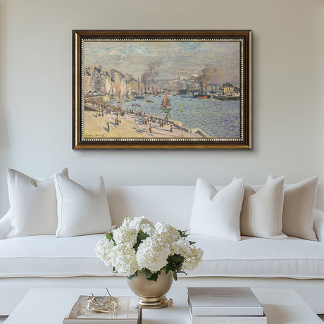 Le Havre, The Port By Claude Monet