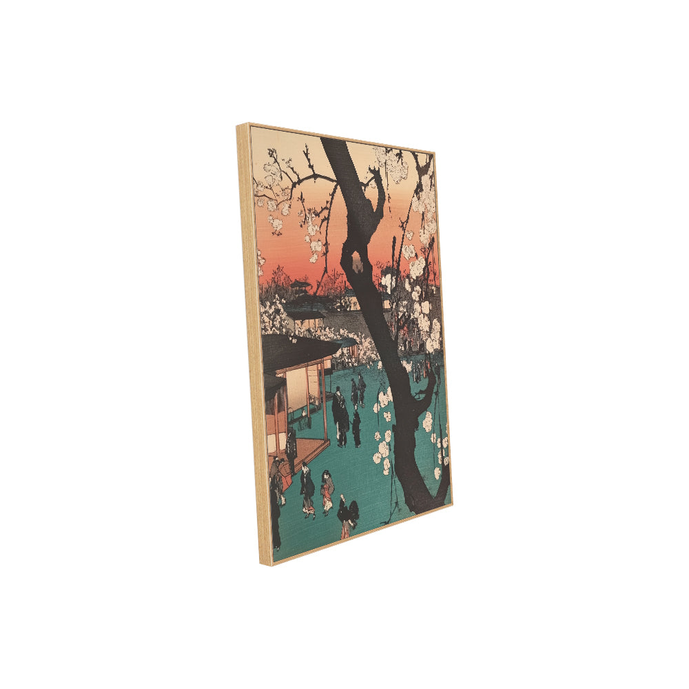 Cherry Blossom Evening Canvas Wall Art