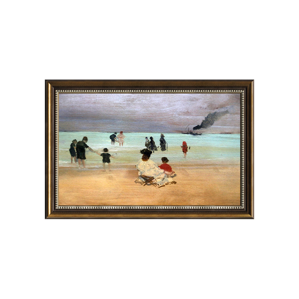 The Beach At Trouville By Edgar Degas