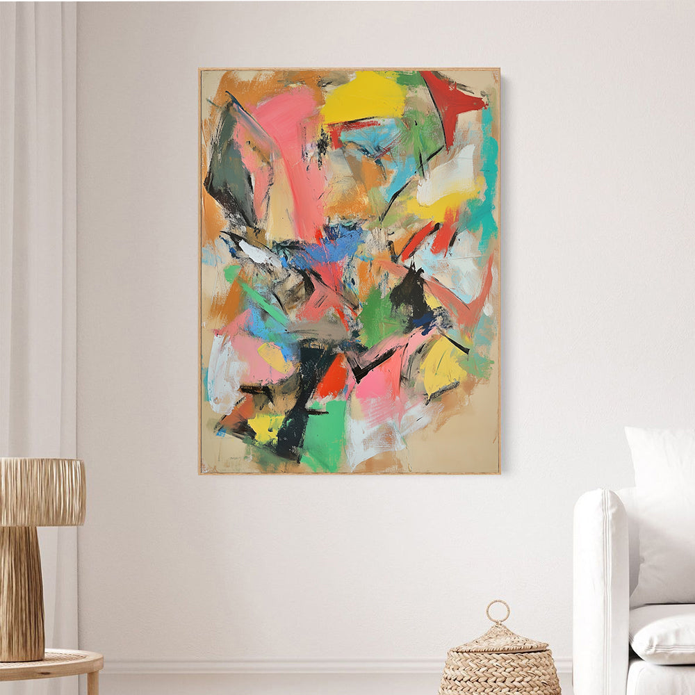 Vibrant Color Splash Canvas Wall Art