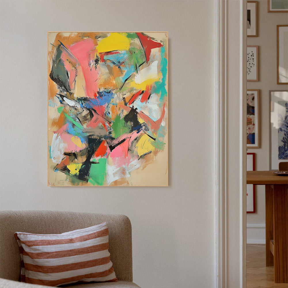 Vibrant Color Splash Canvas Wall Art