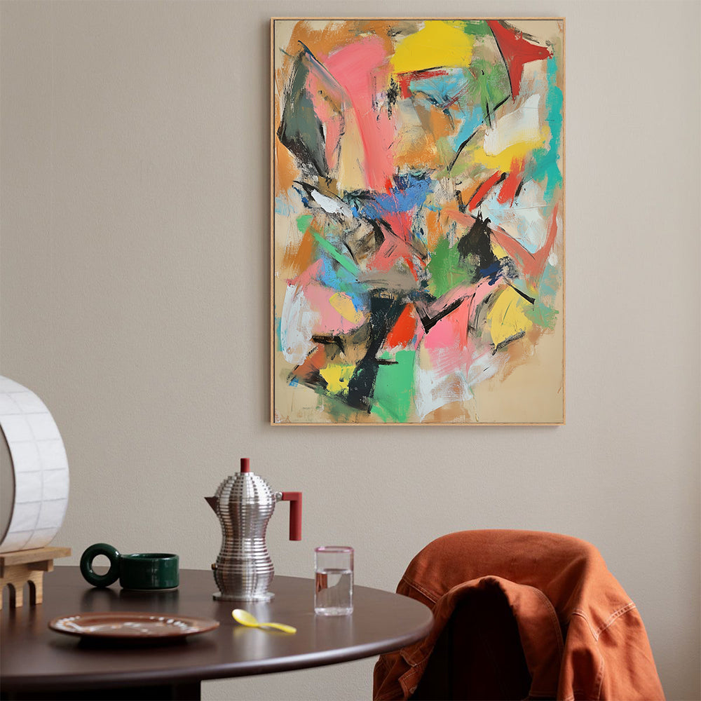 Vibrant Color Splash Canvas Wall Art