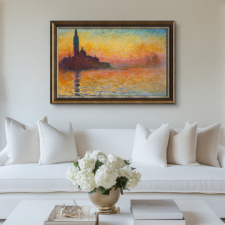San Giorgio Maggiore at Dusk by Claude Monet