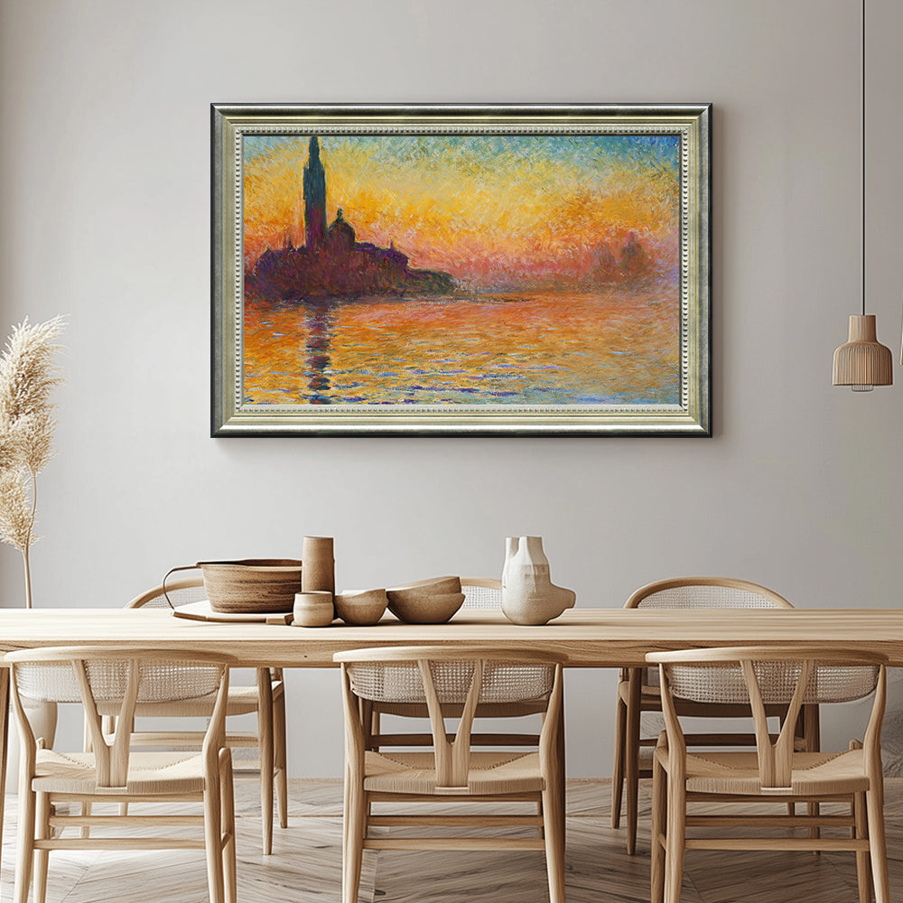 San Giorgio Maggiore at Dusk by Claude Monet