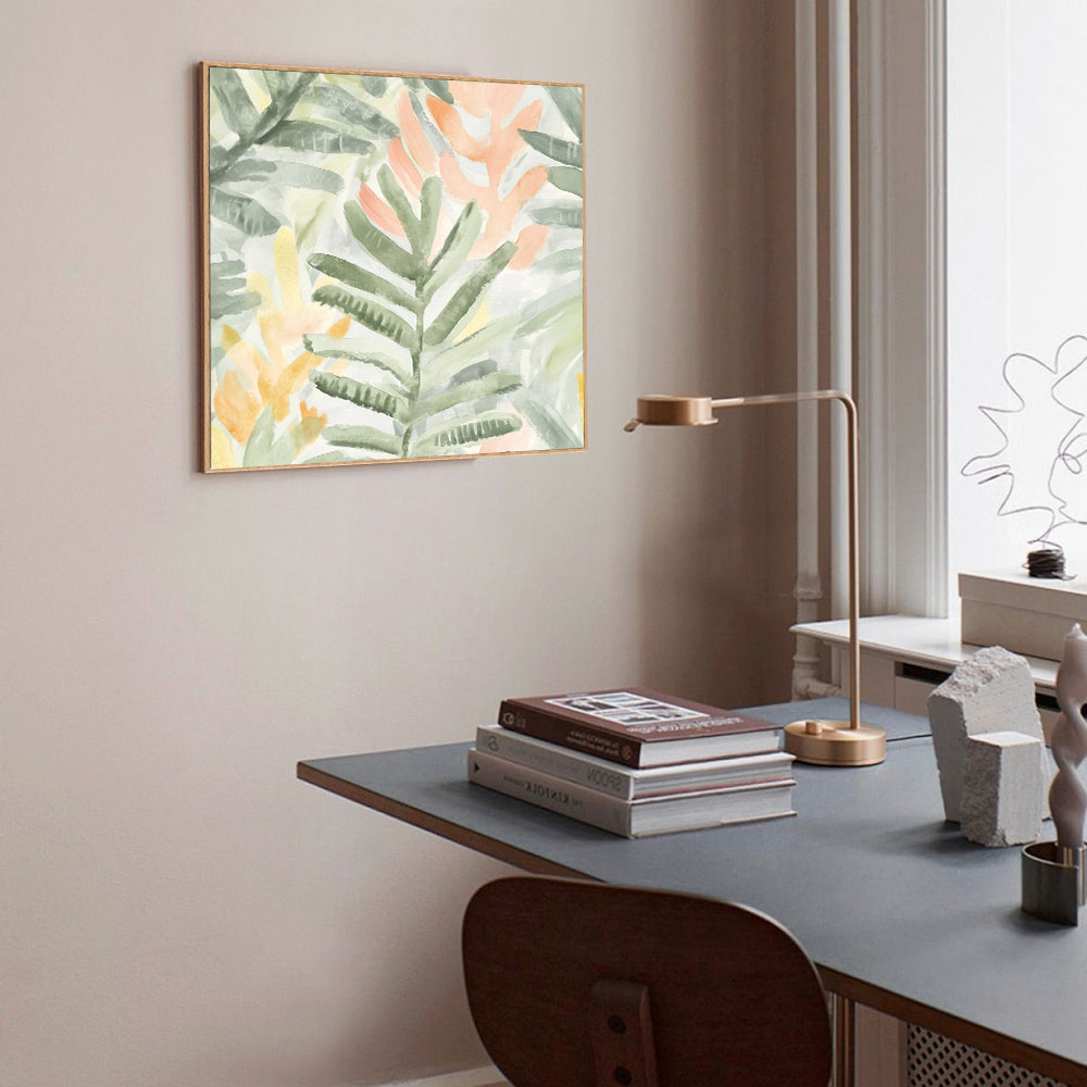 Tropical Leaves Canvas Wall Art