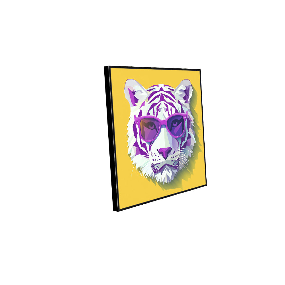 Modern Pop Art Tiger Canvas Wall Art – Unleash Your Bold Style