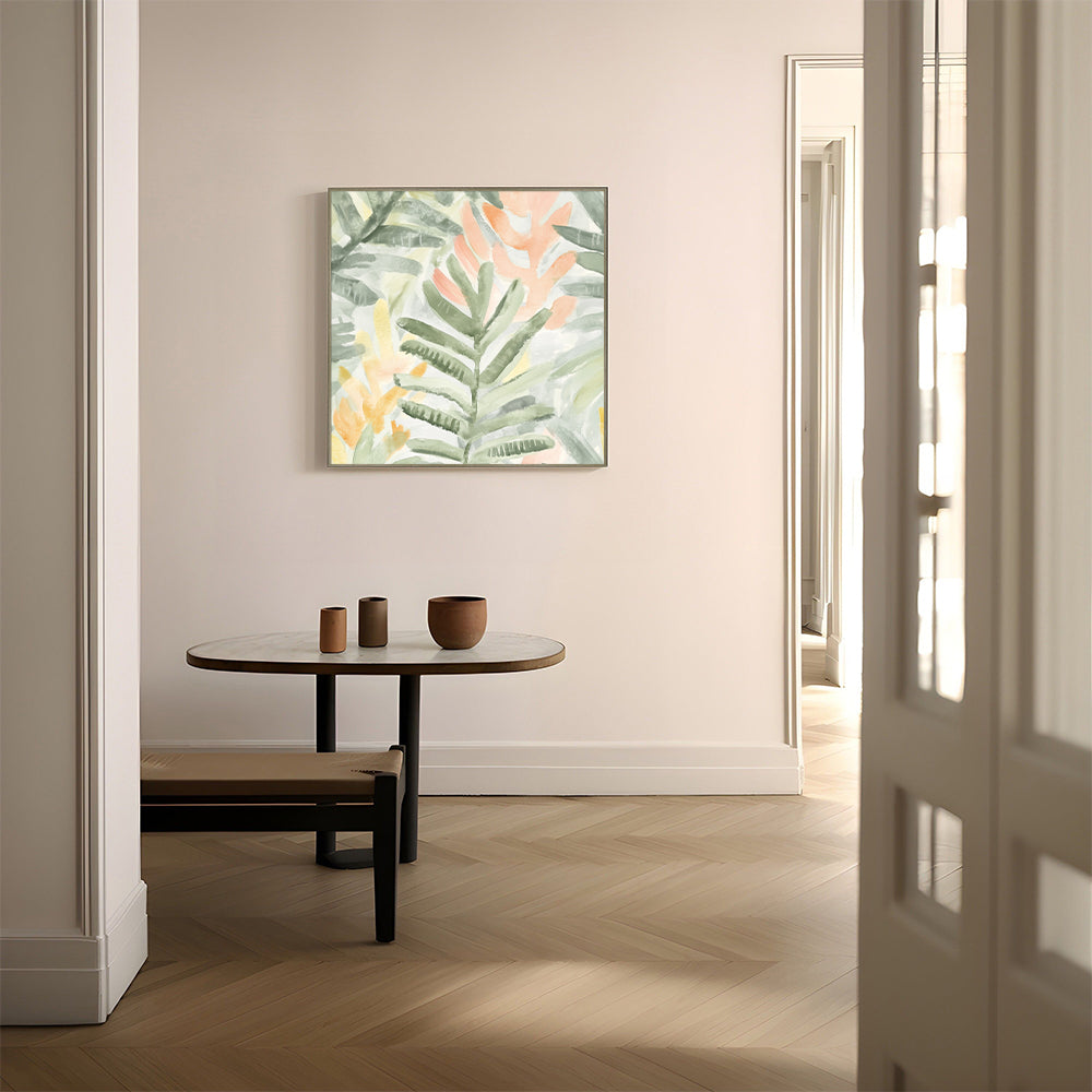 Tropical Leaves Canvas Wall Art