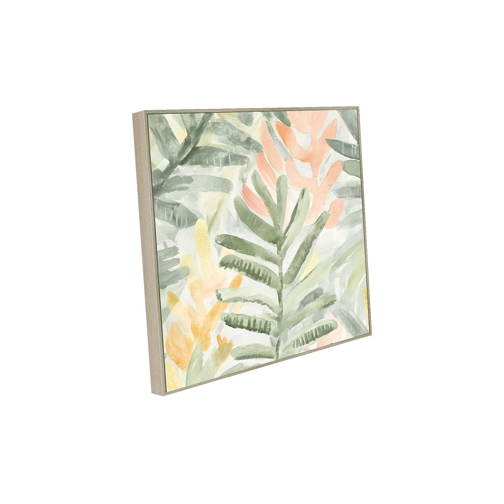 Tropical Leaves Canvas Wall Art