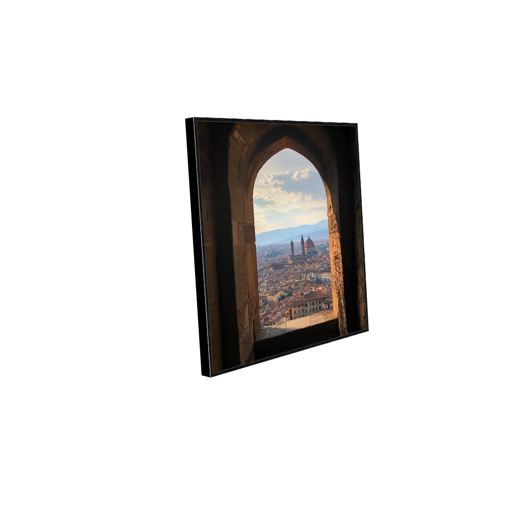 "Florence Through The Archway" Canvas Wall Art