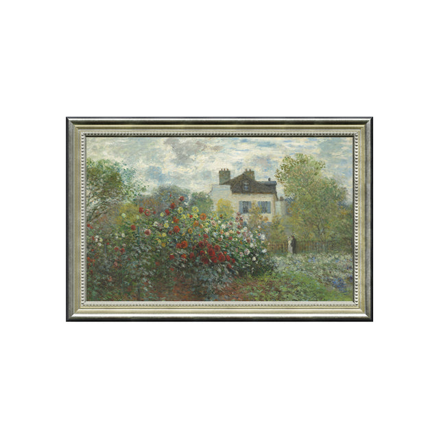 The Artist's Garden In Argenteuil By Claude Monet