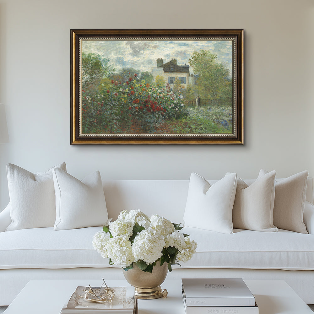 The Artist's Garden In Argenteuil By Claude Monet