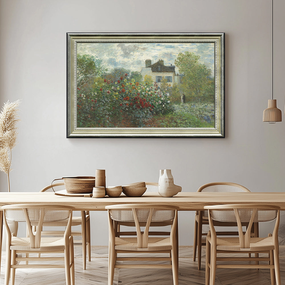 The Artist's Garden In Argenteuil By Claude Monet