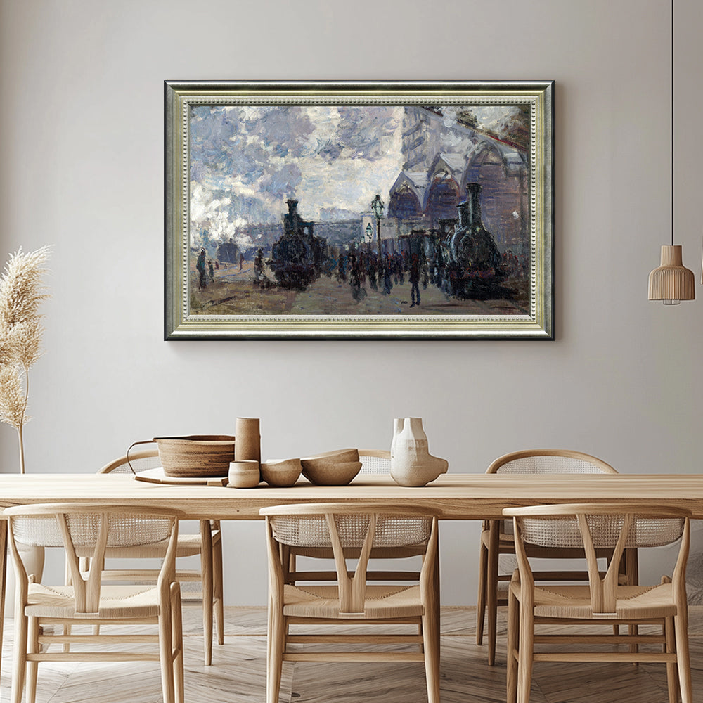 The Arrival Of The Normandy Train, Gare Saint-Lazare By Claude Monet