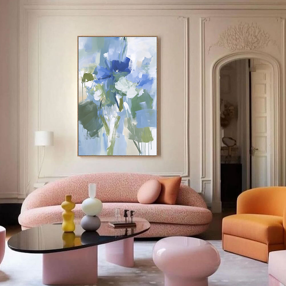 "Floral Symphony" Canvas Wall Art