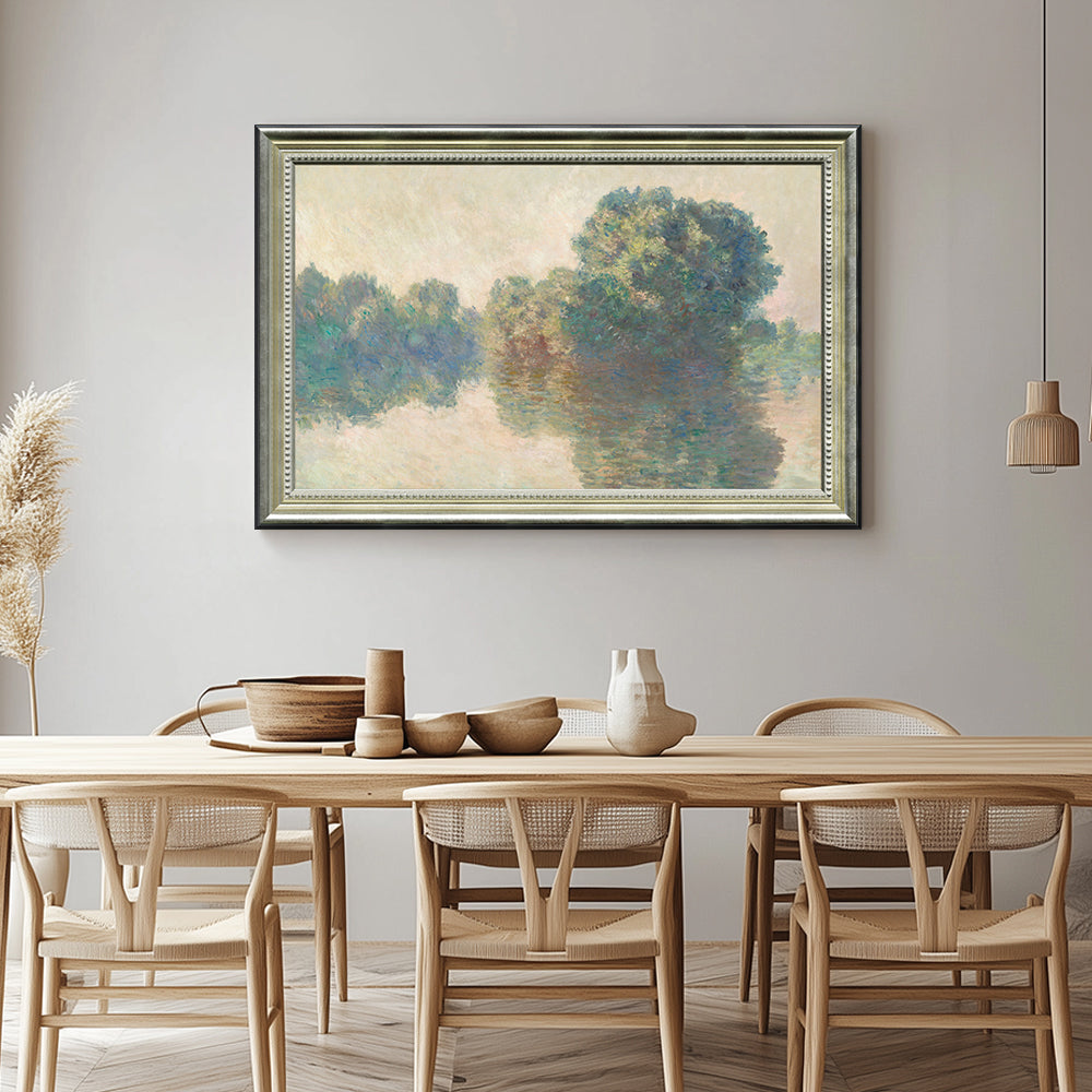 The Seine At Giverny By Claude Monet