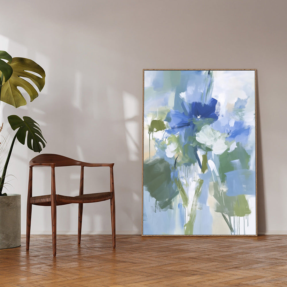 "Floral Symphony" Canvas Wall Art