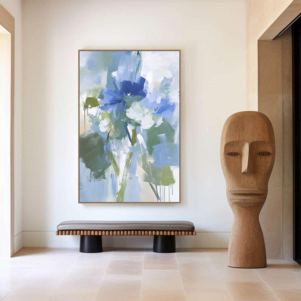 "Floral Symphony" Canvas Wall Art
