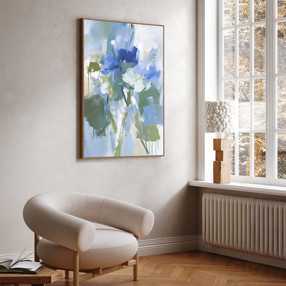 "Floral Symphony" Canvas Wall Art