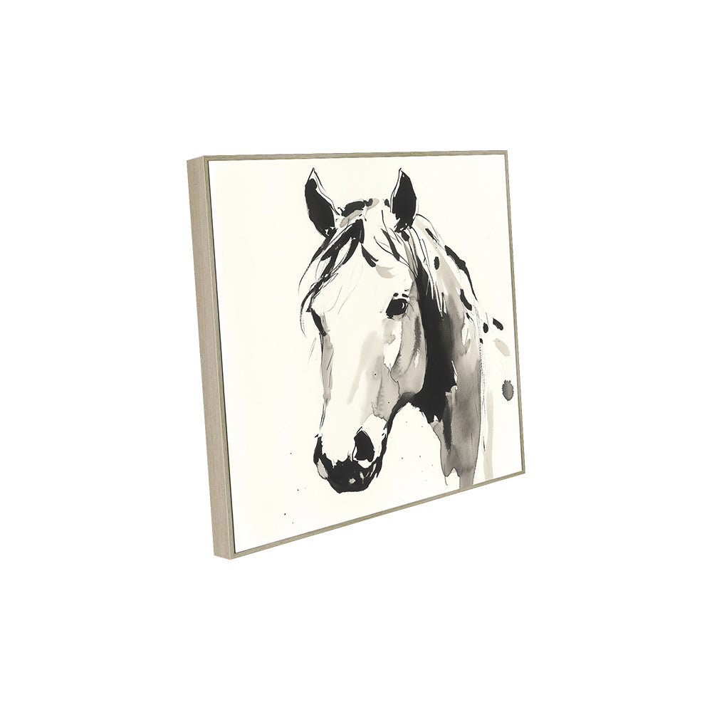 Horse Sketch Canvas Wall Art