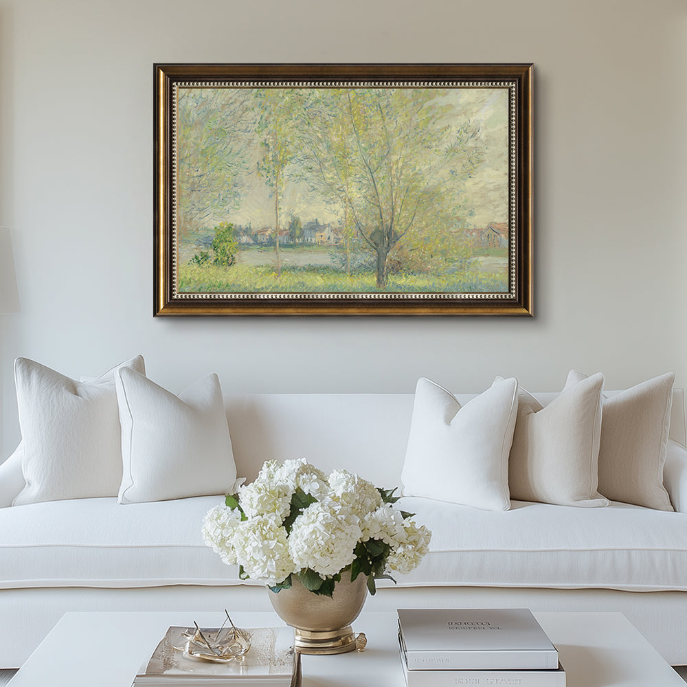 The Seine At Giverny By Claude Monet