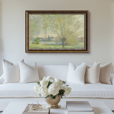 The Seine At Giverny By Claude Monet