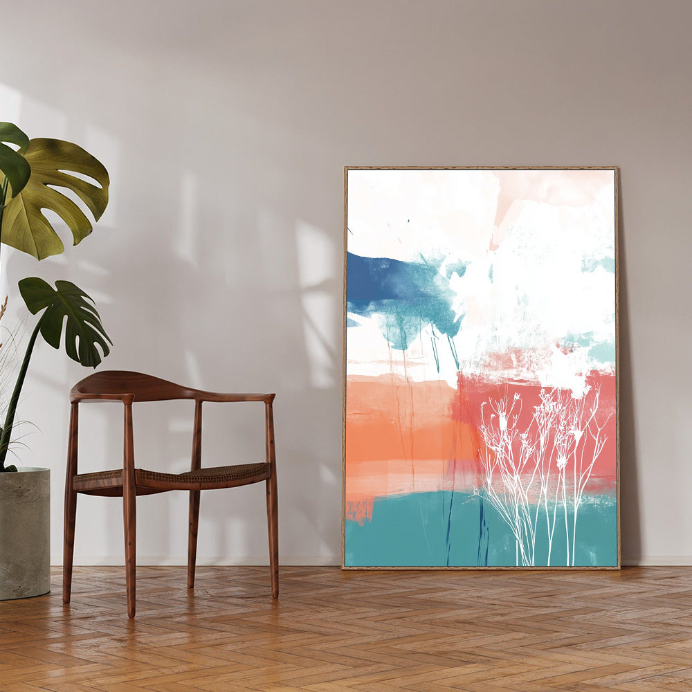 "Coastal Serenity" Canvas Wall Art