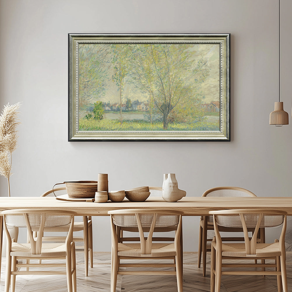 The Seine At Giverny By Claude Monet