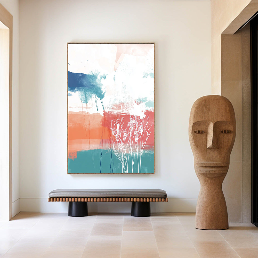 "Coastal Serenity" Canvas Wall Art