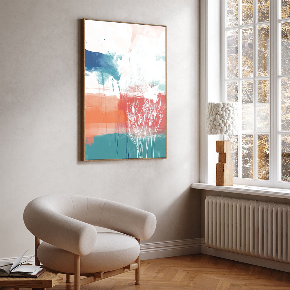 "Coastal Serenity" Canvas Wall Art