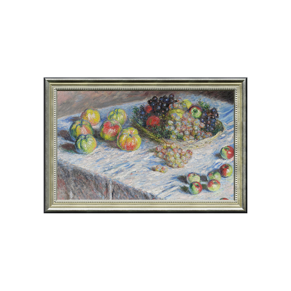 Apples And Grapes By Claude Monet