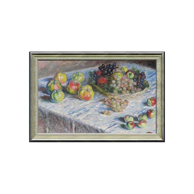Apples And Grapes By Claude Monet