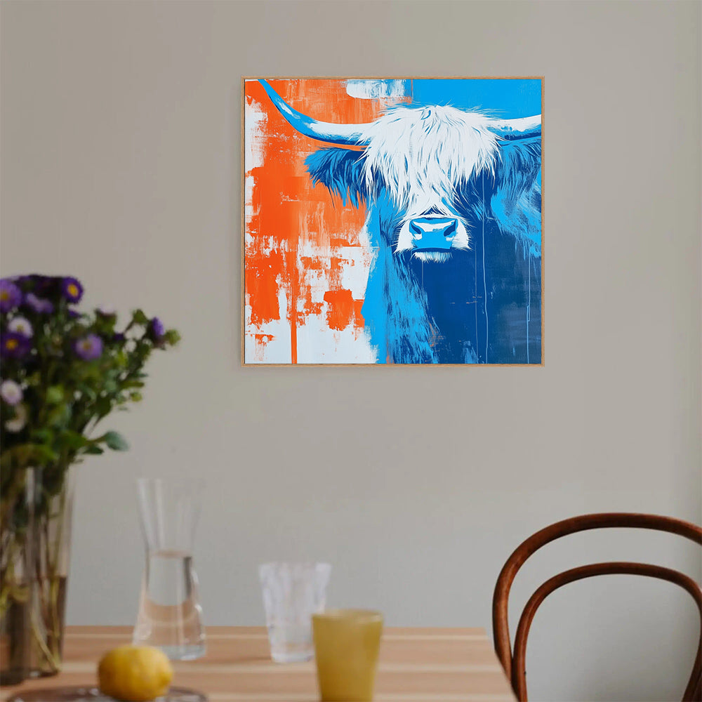 Highland Cow Canvas Wall Art