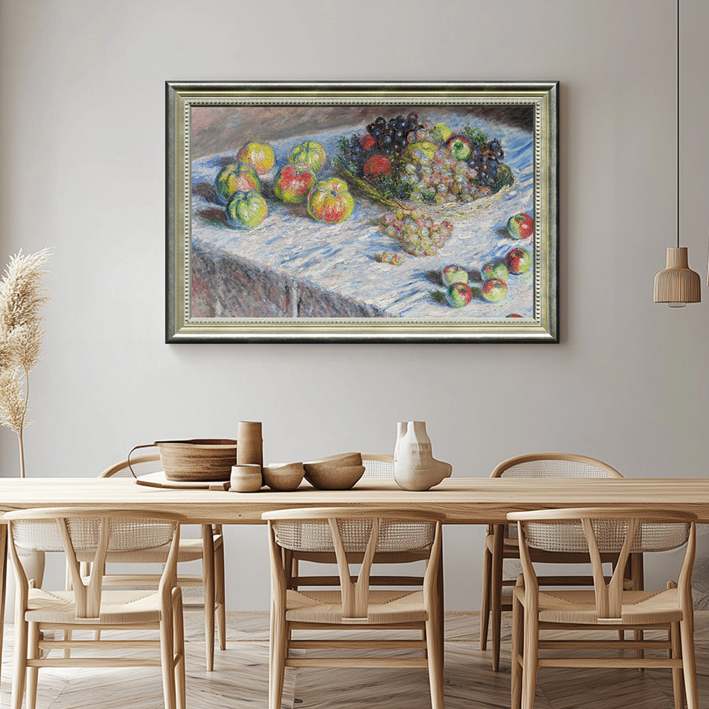 Apples And Grapes By Claude Monet