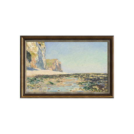 Seashore And Cliffs Of Pourville In The Morning By Claude Monet
