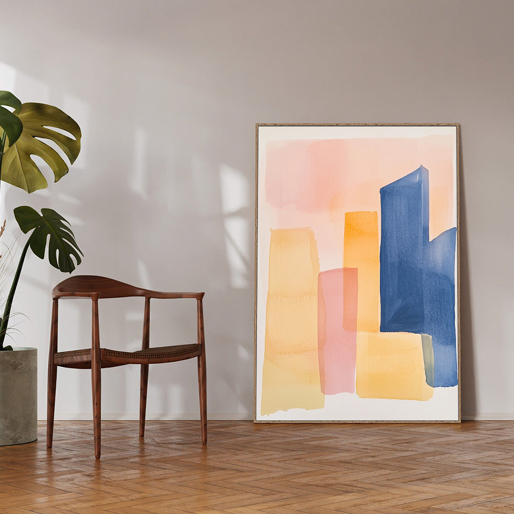 Minimalist Geometric Canvas Wall Art