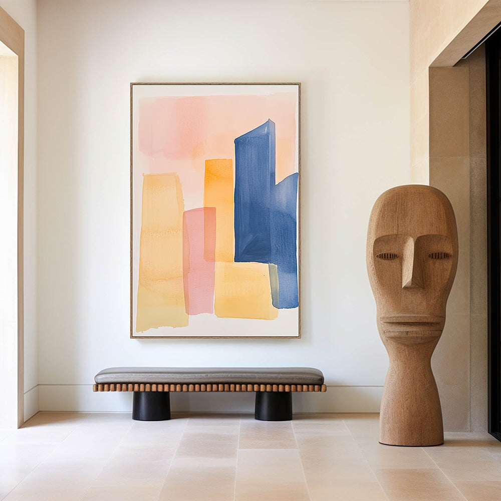 Minimalist Geometric Canvas Wall Art