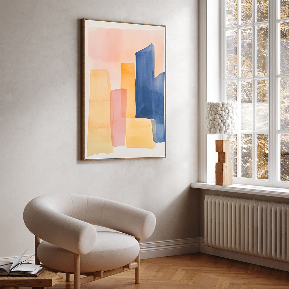 Minimalist Geometric Canvas Wall Art