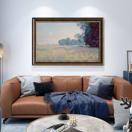 Oat Field By Claude Monet