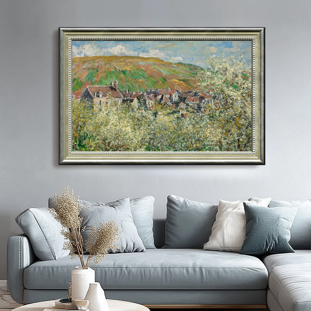 Spring At Giverny By Claude Monet