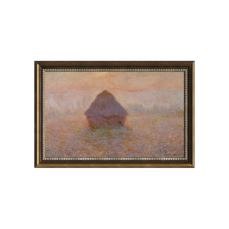 Grainstack (Sunset) By Claude Monet